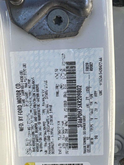 2019 Ford Fusion SE