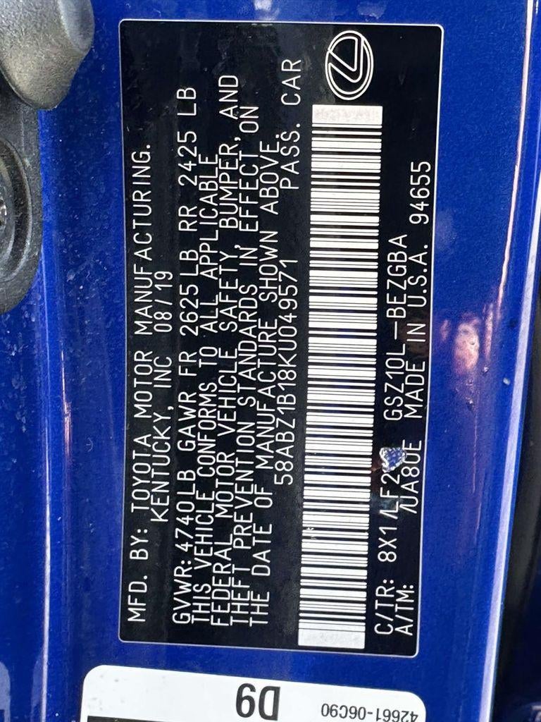 2019 Lexus ES 350 F SPORT