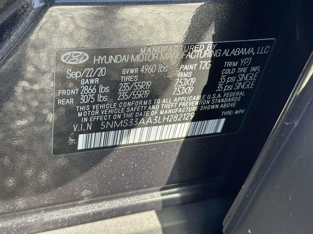 2020 Hyundai Santa Fe SEL 2.0T