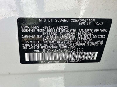 2019 Subaru Forester Sport