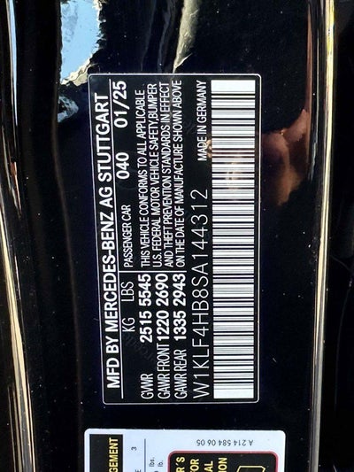 2025 Mercedes-Benz E 350 E 350