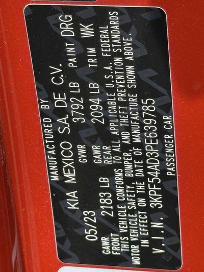 2023 Kia Forte GT-Line