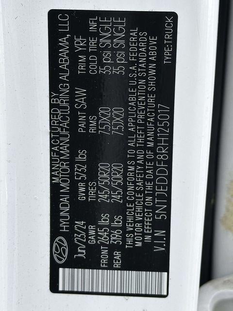 2024 Hyundai Santa Cruz Limited