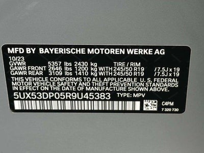 2024 BMW X3 xDrive30i