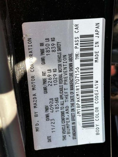 2024 Mazda Mazda3 Hatchback 2.5 S Select Sport