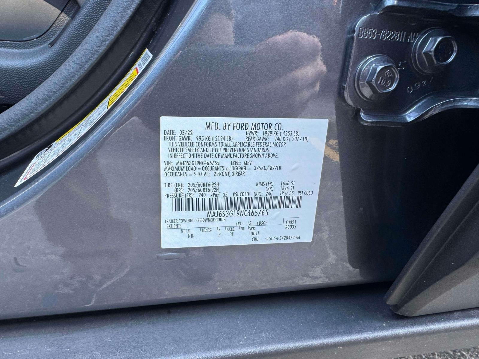 2022 Ford EcoSport SE