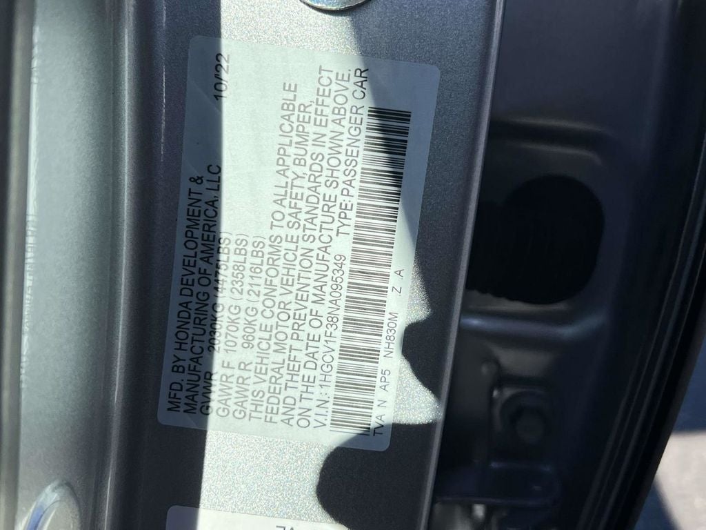 2022 Honda Accord Sport