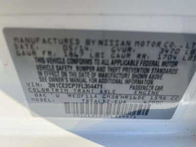 2015 Nissan Versa Note SV