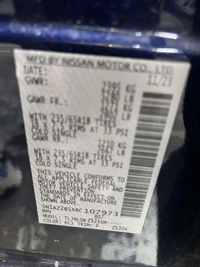 2024 Nissan Murano SV Intelligent AWD