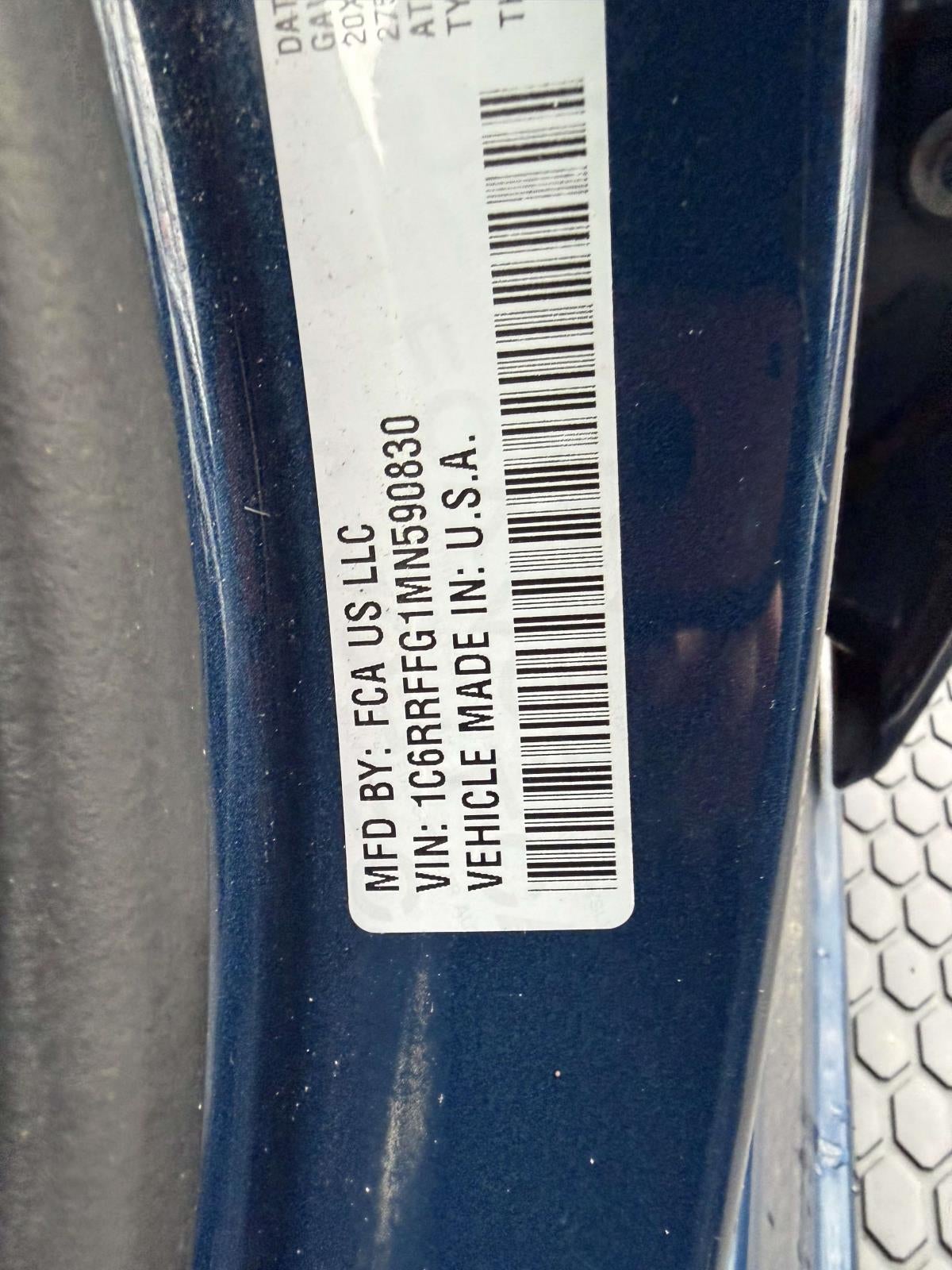 2021 RAM 1500 Big Horn Crew Cab 4x4 5'7' Box