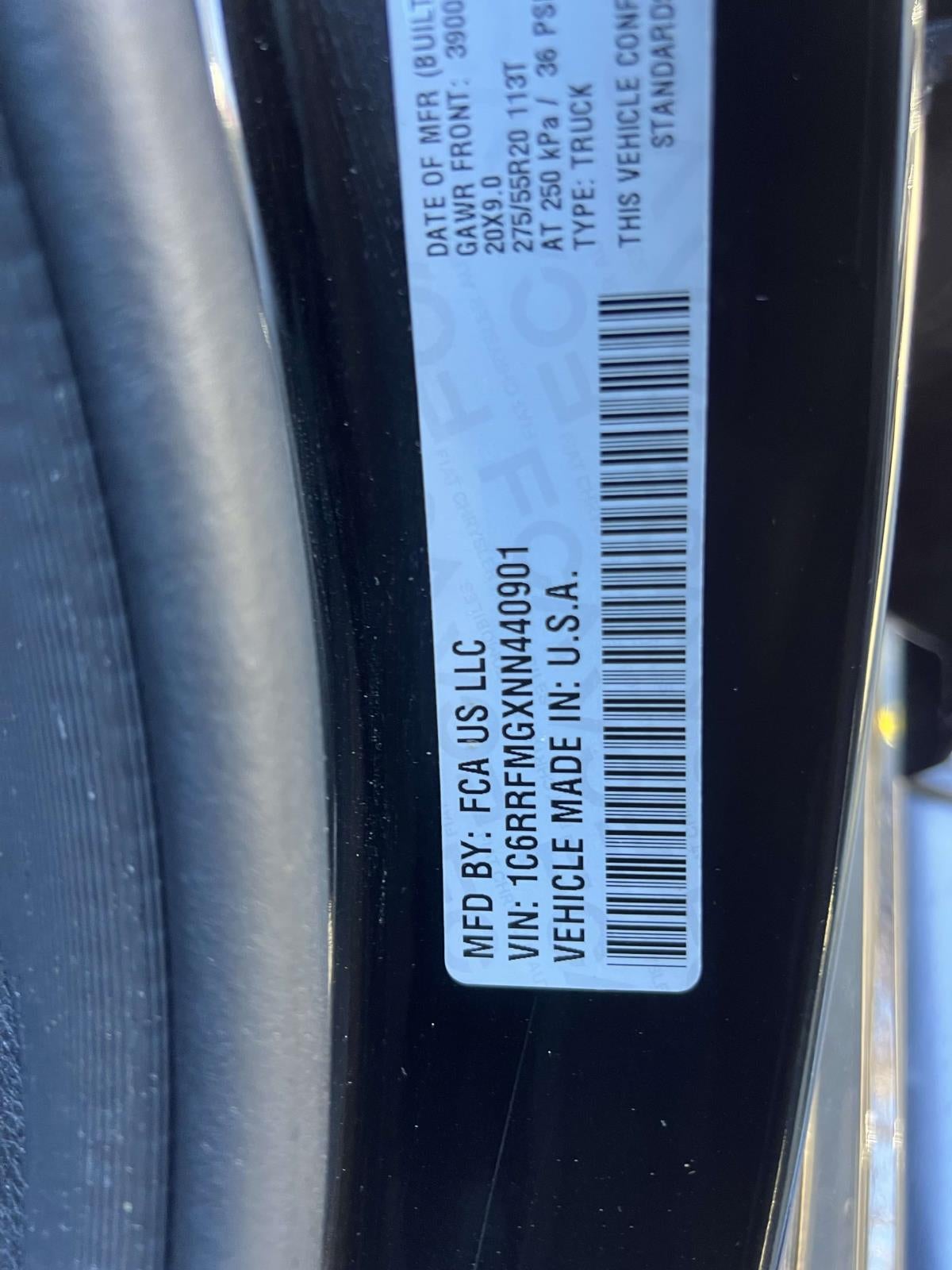 2022 RAM 1500 Big Horn Crew Cab 4x4 6'4' Box