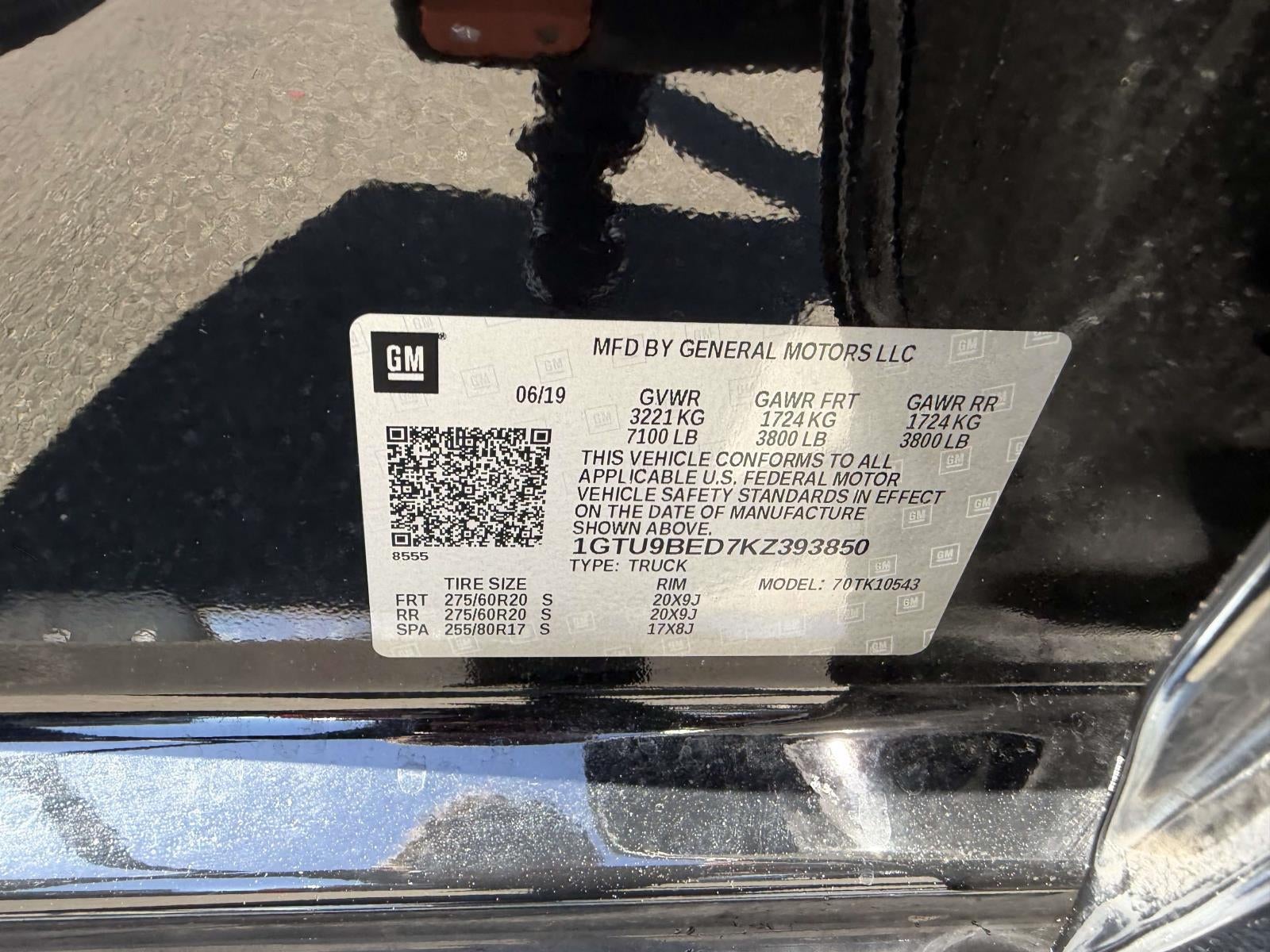 2019 GMC Sierra 1500 SLE