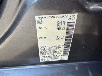 2023 Nissan Altima SV FWD