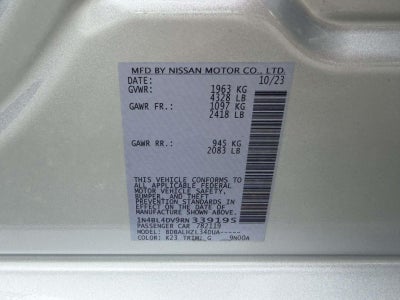 2024 Nissan Altima SV FWD