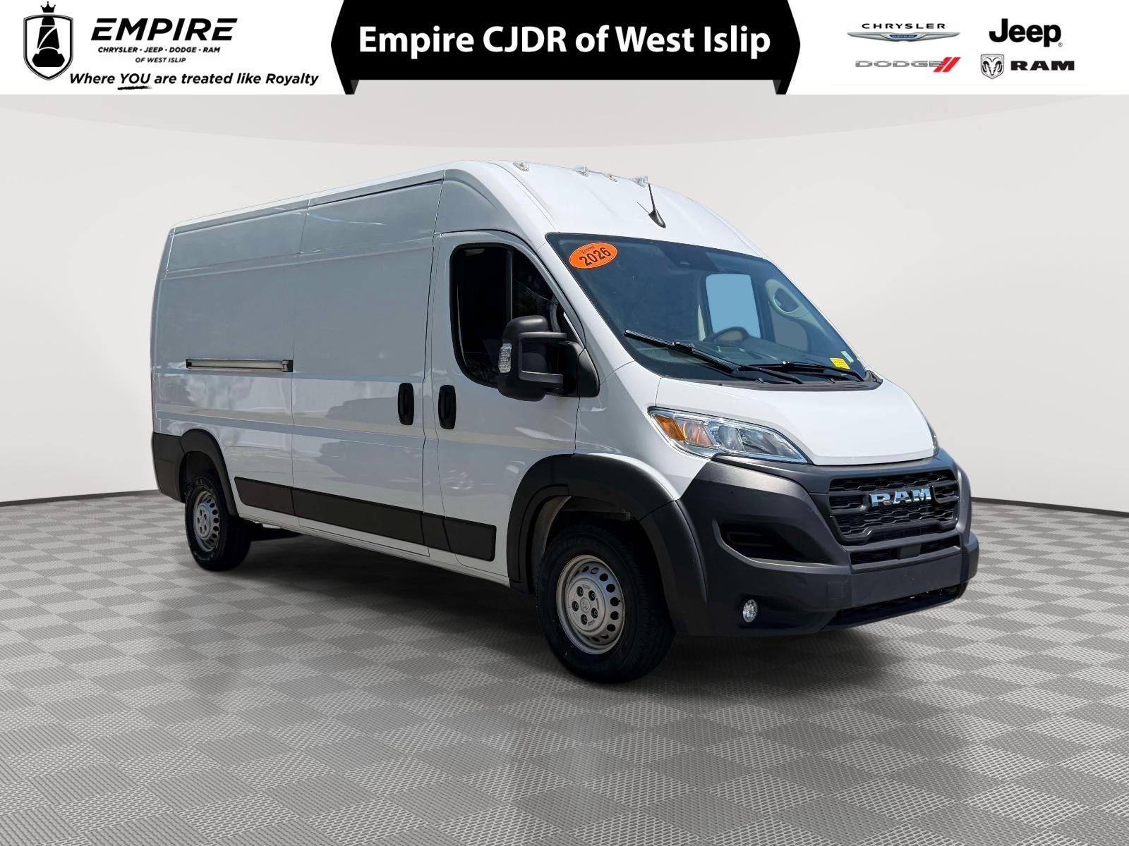 2026 RAM ProMaster 2500 Cargo Van Tradesman High Roof 159' WB w/Pass Seat