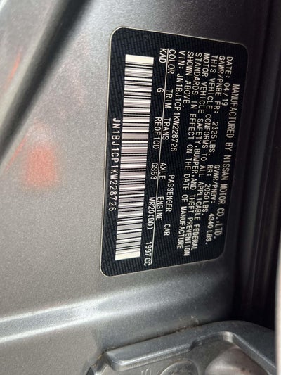 2019 Nissan Rogue Sport SV