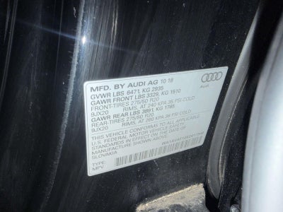 2019 Audi Q8 55 Premium