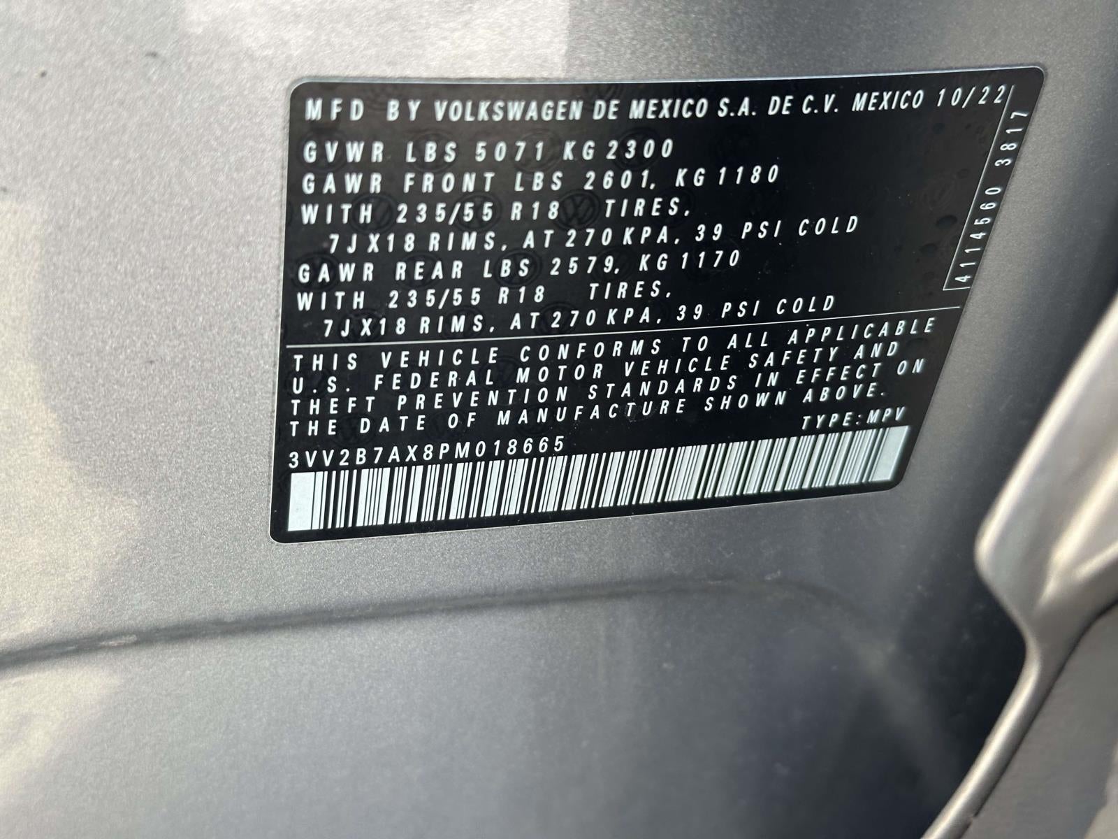 2023 Volkswagen Tiguan 2.0T SE