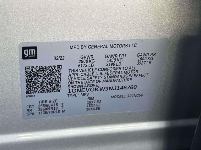 2022 Chevrolet Traverse LT Cloth