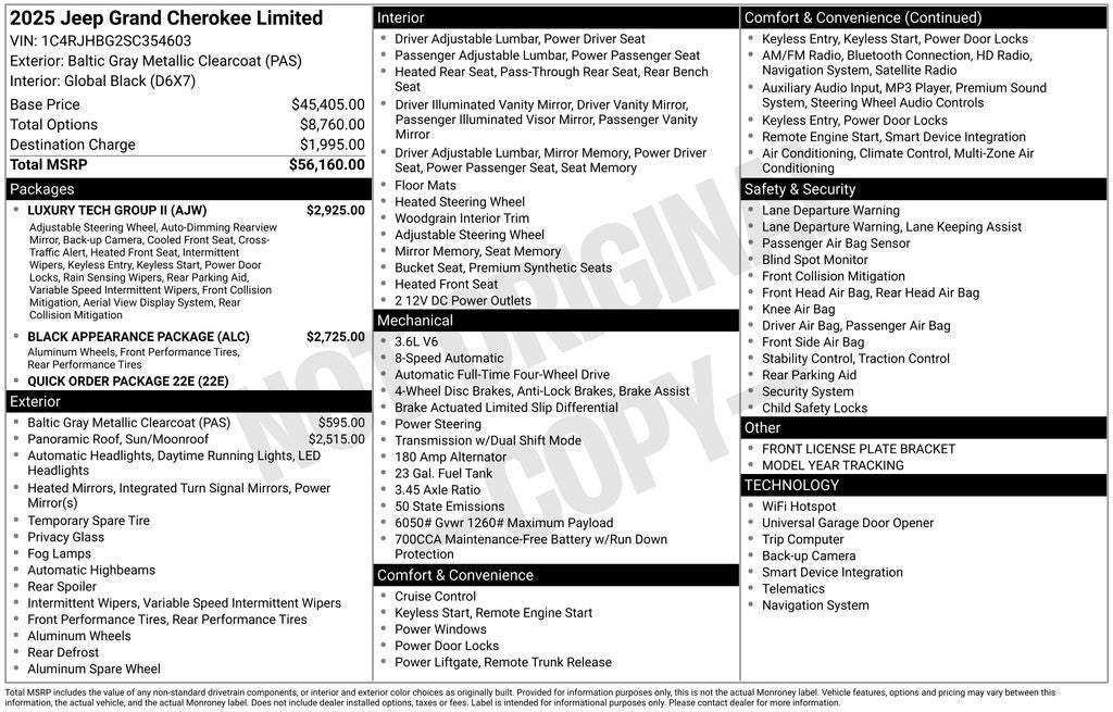2025 Jeep Grand Cherokee Limited