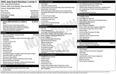 2026 Jeep Grand Cherokee L Laredo