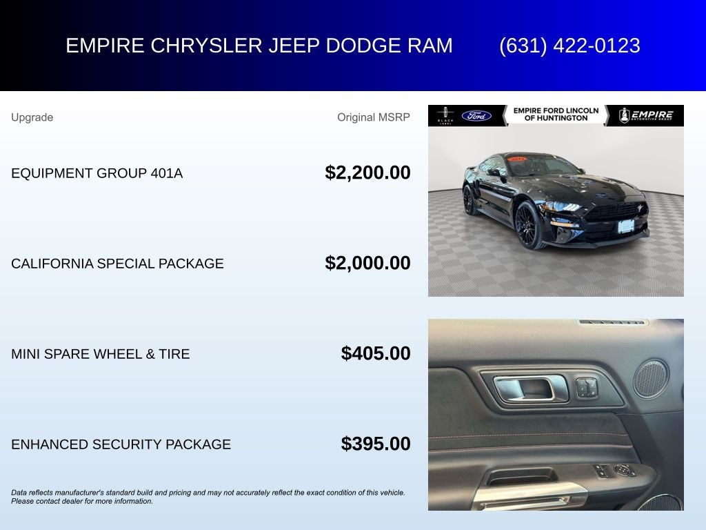 2019 Ford Mustang GT Premium