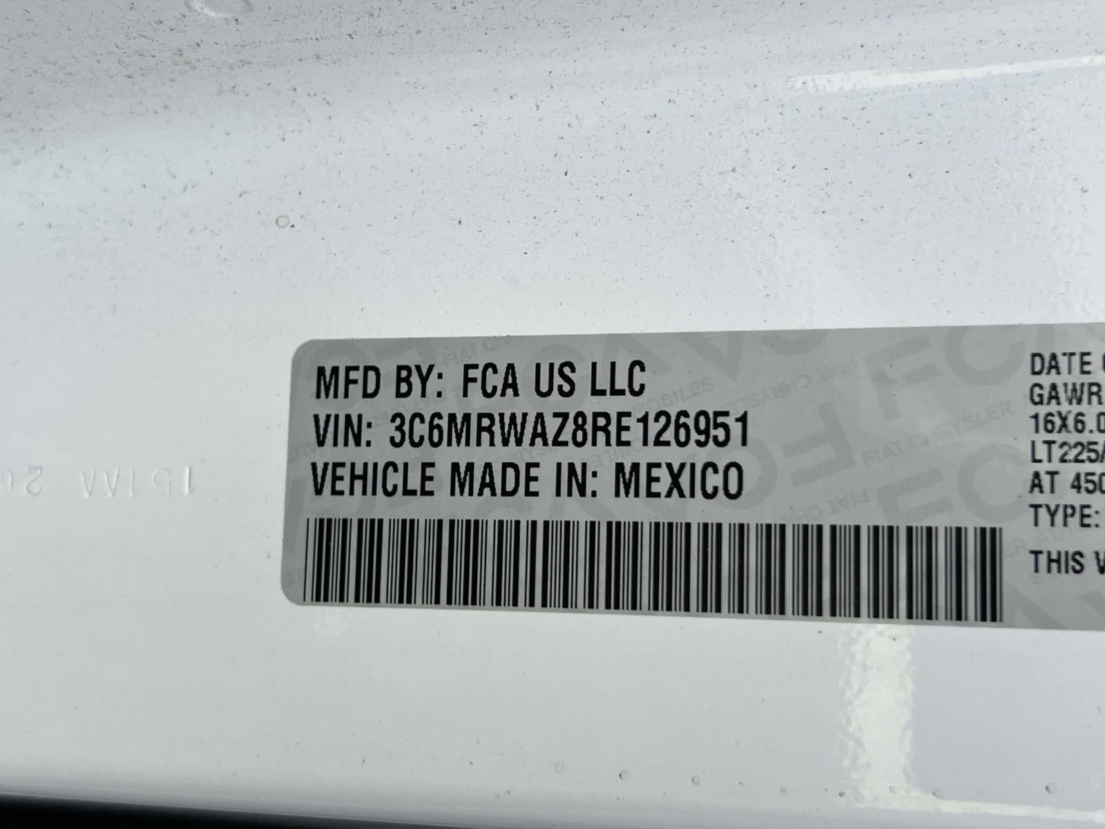 2024 RAM Ram ProMaster EV RAM PROMASTER EV SUPER HIGH ROOF 159” WB EXT