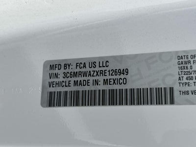 2024 RAM Ram ProMaster EV RAM PROMASTER EV SUPER HIGH ROOF 159” WB EXT