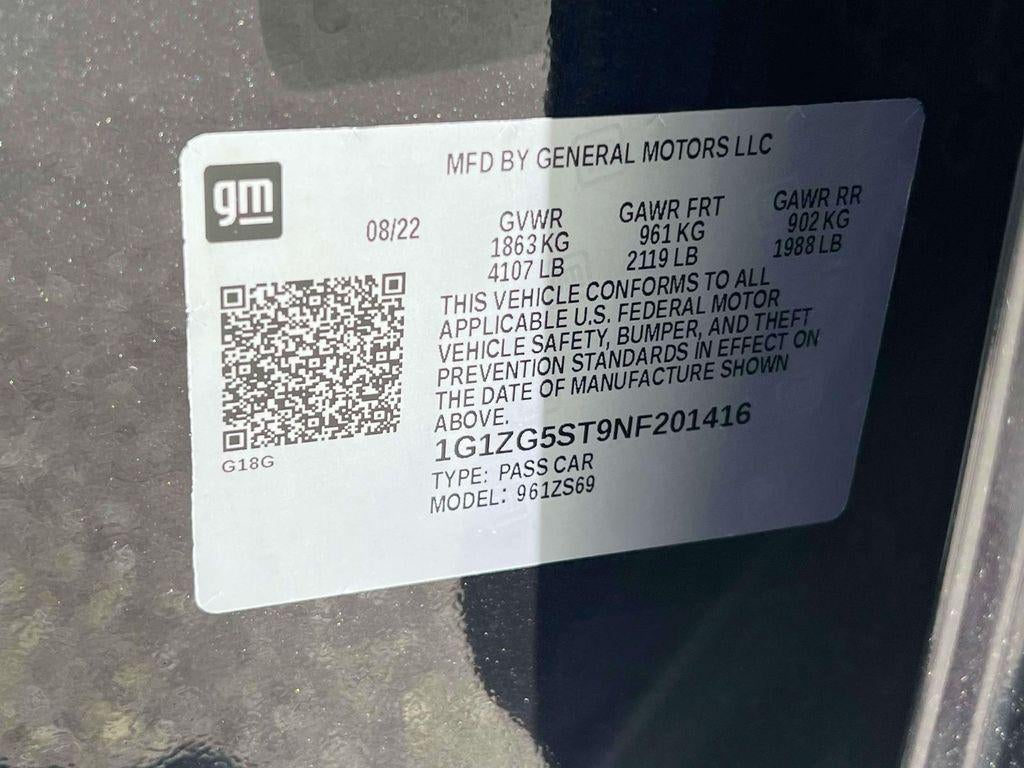 2022 Chevrolet Malibu FWD RS