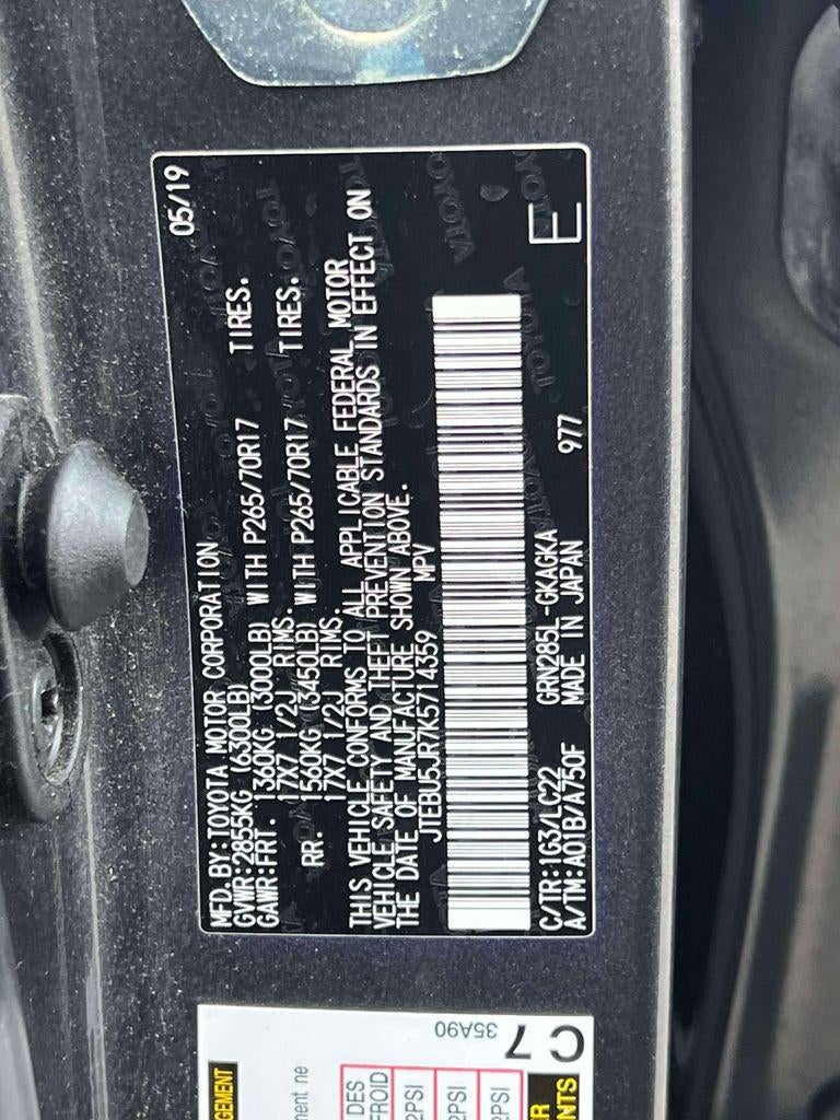 2019 Toyota 4Runner TRD Off Road Premium