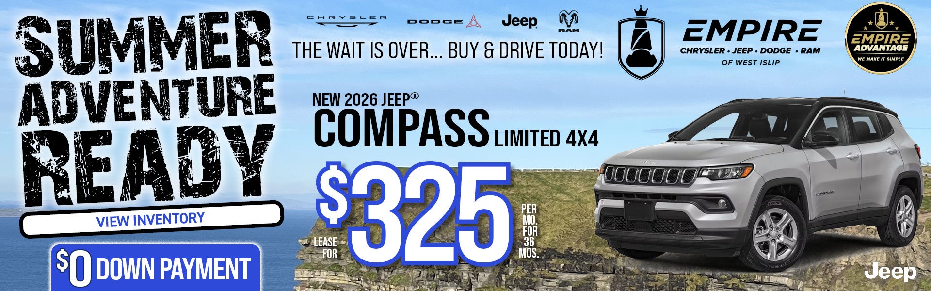 New 2026 Jeep Compass Limited 4X4
