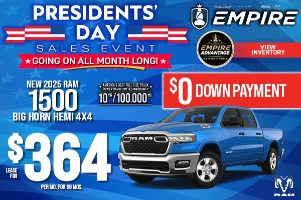 New 2025 RAM 1500 BIG HORN HEMI 4X4