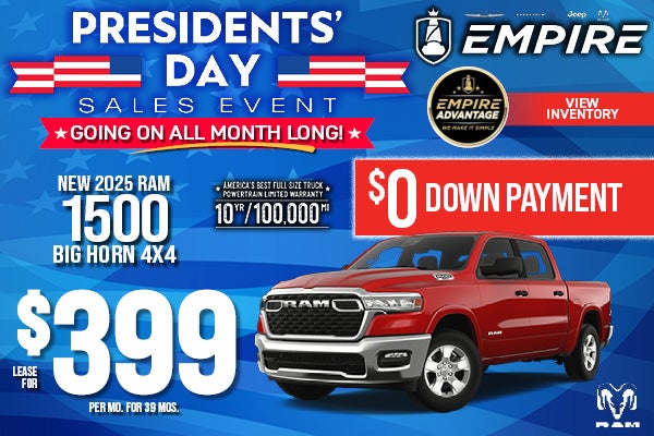 New 2025 RAM 1500 BIG HORN 4X4