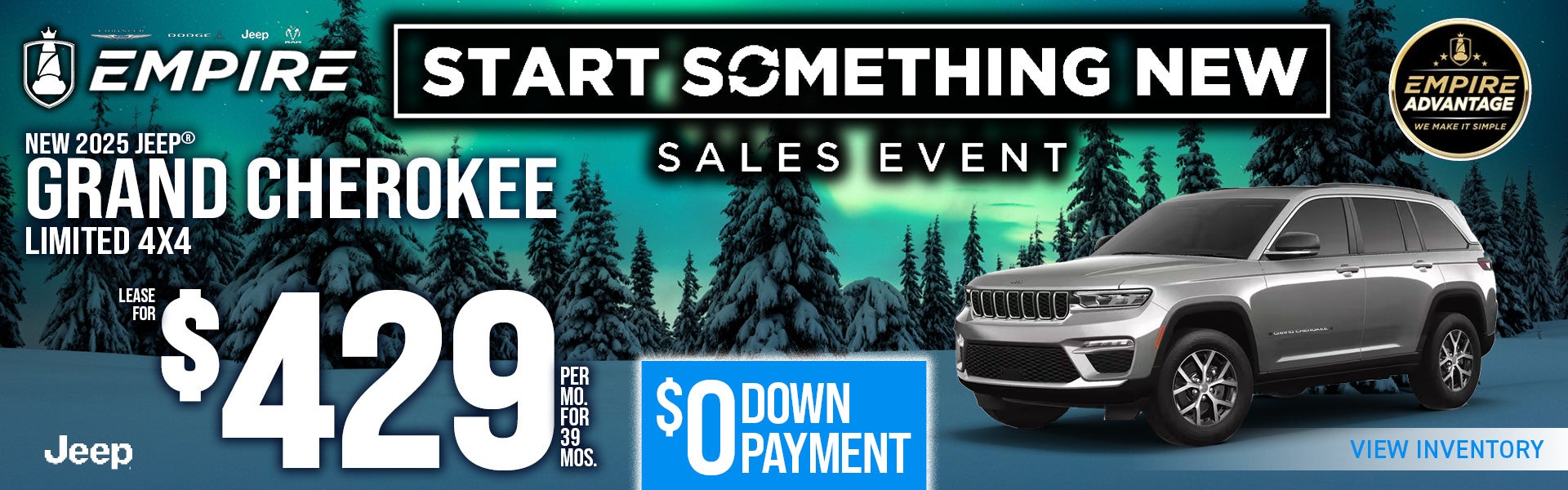 Grand Cherokee $429/mo