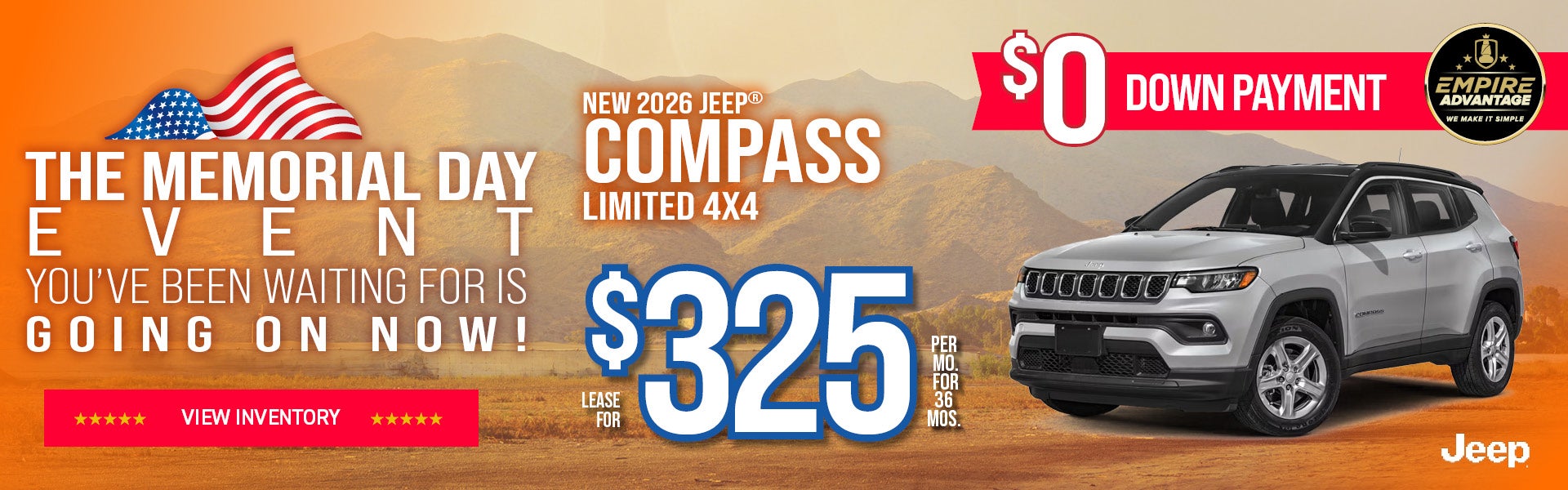 Lease for $325 Per Month for 36 Months