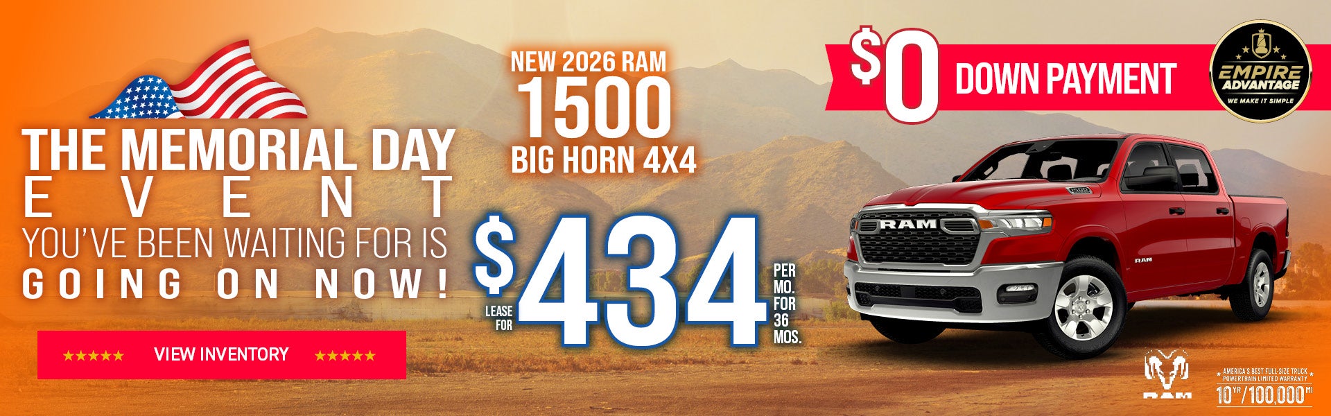 New 2026 Ram 1500 Big Horn 4X4