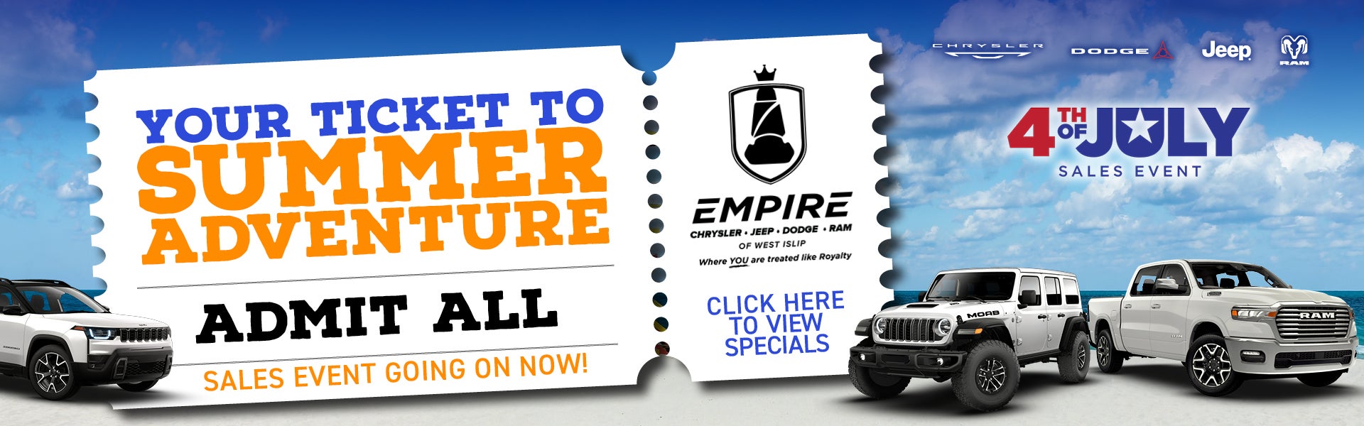 Summer Empire CDJR sale