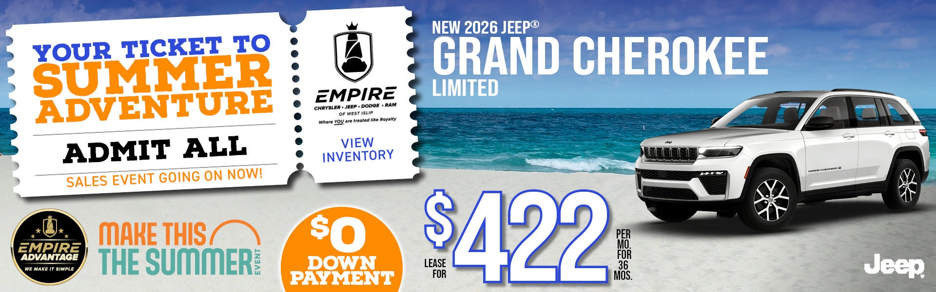 Grand Cherokee 422/mo