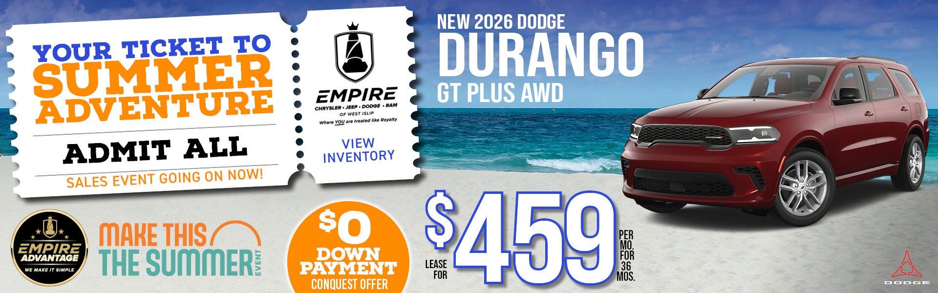Durango 459/mo