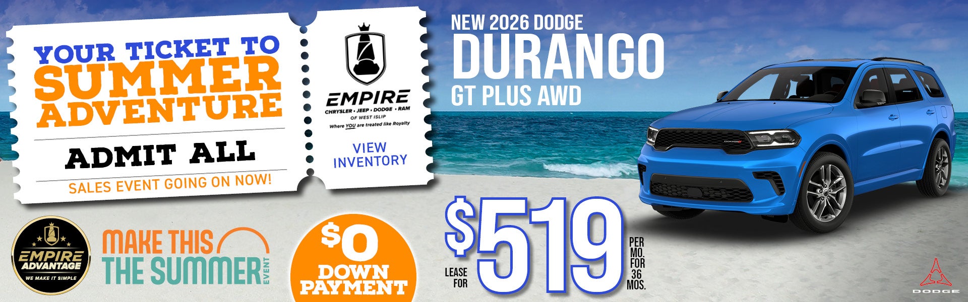 Durango 519/mo