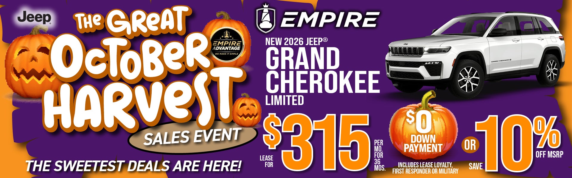 Grand cherokee 315/mo