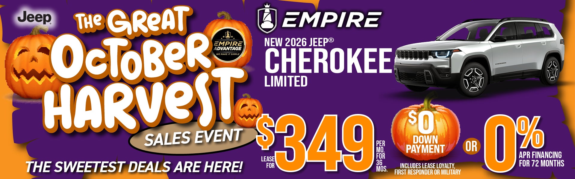 Cherokee 349/mo